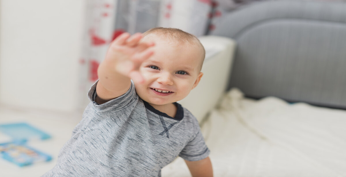 How waving is important developmental milestone